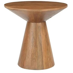 Beistelltisch  Mango Natural ¦ holzfarben ¦ Maße (cm): H: 60  Ø: 60