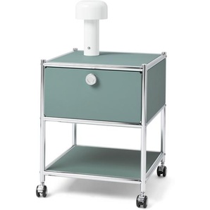 Beistelltisch Metall »CN3« mit 1 Schublade, salbei