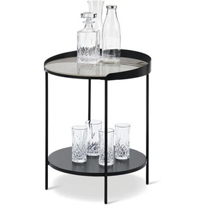 Beistelltisch mit Keramik-Tischplatte in Mamoroptik