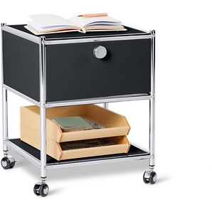 Beistelltisch mit Schublade Metall »CN3«, schwarz