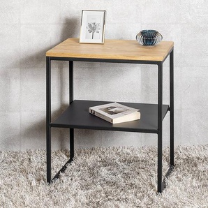 Beistelltisch Northfield 45cm Schwarz/Braun
