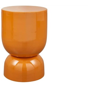 WOOOD Beistelltisch ¦ orange ¦ Maße (cm): B: 32 H: 47