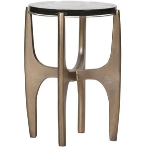 Beistelltisch  Plaza ¦ gold ¦ Maße (cm): H: 44  Ø: 33