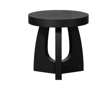 Beistelltisch   ¦ schwarz ¦ Maße (cm): H: 45  Ø: 45