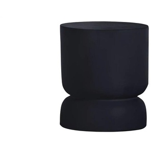 Beistelltisch - schwarz - Materialmix - 46 cm - 40.0 | Möbel Kraft