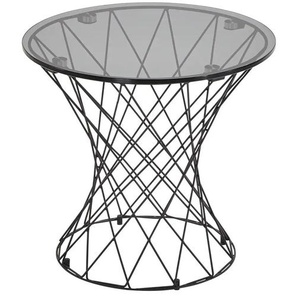 Beistelltisch - schwarz - Materialmix - 47 cm - 50.0 | Möbel Kraft