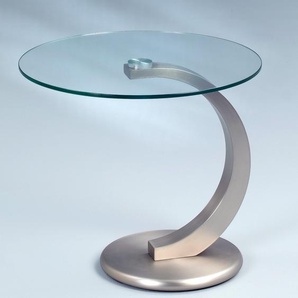Beistelltisch Semer I Ø 50cm Silber