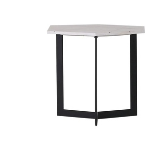 Beistelltisch  Shine ¦ weiß ¦ Maße (cm): B: 51 H: 50
