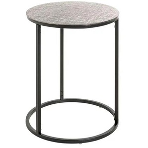 Beistelltisch   ¦ silber ¦ Maße (cm): B: 41 H: 52  Ø: 41