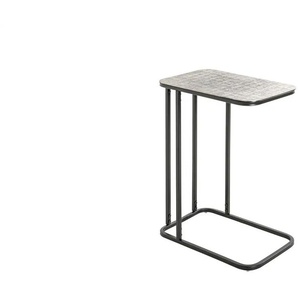 Beistelltisch - silber - Materialmix - 46 cm - 62 cm | Möbel Kraft