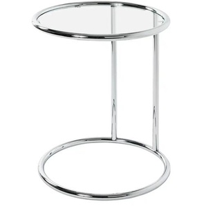 Beistelltisch - silber - Materialmix - 55 cm - 45.0 | Möbel Kraft