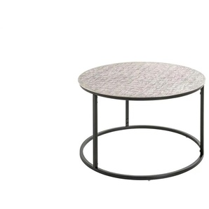 Beistelltisch - silber - Materialmix - 59.0 | Möbel Kraft