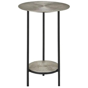 Beistelltisch - silber - Materialmix - 62 cm - 41.0 | Möbel Kraft