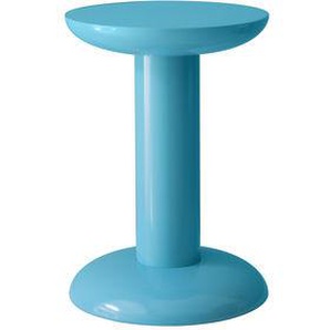 Beistelltisch Thing metall blau / Hocker - By George Sowden / Recycling-Alu - raawii - Blau