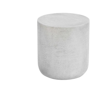 Beistelltisch  Travertino ¦ grau ¦ Maße (cm): H: 45  Ø: 40