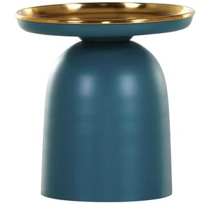Beistelltisch - türkis/petrol - Materialmix - 39 cm - 38.0 | Möbel Kraft