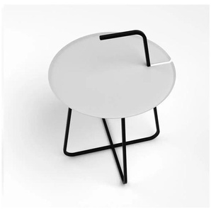 Beistelltisch   ¦ weiß ¦ Maße (cm): B: 40 H: 55