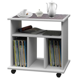Beistelltisch  Tabina ¦ weiß ¦ Maße (cm): B: 60 H: 59