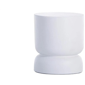Beistelltisch - weiß - Materialmix - 46 cm - 40.0 | Möbel Kraft