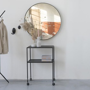 Beistelltisch Yeadon 60 x 86 x 40cm Schwarz/Schwarz