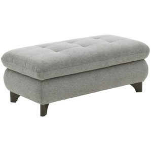 Beldomo Style Hocker, Grau, Textil, rechteckig, 129x49x64 cm, Fußauswahl, Stoffauswahl, erweiterbar (Typenauswahl), Wohnzimmer, Hocker, Sitzhocker