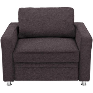 Beldomo Style Schlafsessel, Braun, Textil, 116x90x100 cm, Stoffauswahl, Wohnzimmer, Sessel, Schlafsessel