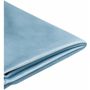 Beliani - Bettrahmenbezug Hellblau Samtstoff 90 x 200 cm Stoffbezug für Einzelbett Modernes Design Schlafzimmer Kinderzimmer Ausstattung