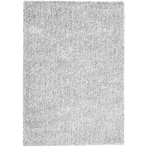 Beliani - Teppich Grau Meliert Polyester 160 x 230 cm Rechteckig Hochflor Modern Maschinengetuftet Fußbodenheizung Geeignet Wohnzimmer Schlafzimmer
