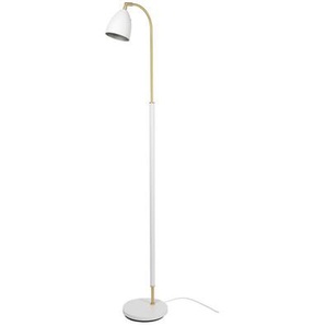Belid Stehleuchte Floor Lamp Deluxe, Weiß, Messing, Metall, 133.8 cm, CE, Lampen & Leuchten, Innenbeleuchtung, Stehlampen, Stehlampen
