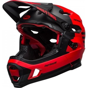Bell SUPER DH Spherical Fahrradhelm , Farbe:mat/gls red/black fasthouse, Größe:M 24470-2