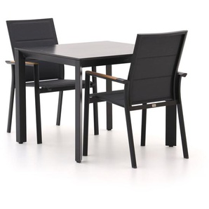 Bellagio Albinea/Sestino 90 cm Gartenmöbel-Set 3-Teilig Stapelbar