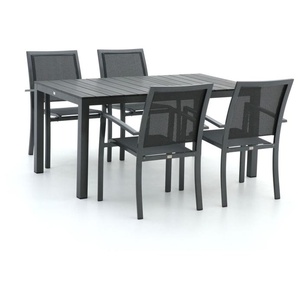 Bellagio Anzio/Fidenza 160 cm Gartenmöbel-Set 5-teilig stapelbar