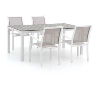 Bellagio Anzio/Fidenza 183 cm Gartenmöbel-Set 5-teilig stapelbar