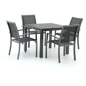 Bellagio Anzio/Fidenza 90 cm Gartenmöbel-Set 5-teilig stapelbar