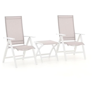 Bellagio Avenza/Pronto Balkonmöbel-Set 3-teilig verstellbar
