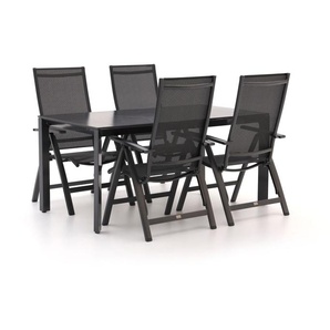 Bellagio Avenza/Sestino 160 cm Gartenmöbel-Set 5-teilig verstelbar