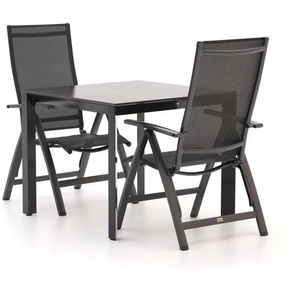 Bellagio Avenza/Sestino 90 cm Gartenmöbel-Set 3-teilig verstelbar
