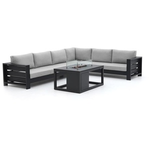 Bellagio Avolo/Cosiraw 120 cm Ecklounge-Set mit Feuertisch 3-teilig rechts