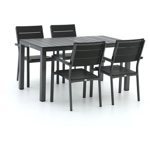 Bellagio Bravo/Fidenza 150 cm Gartenmöbel-Set 5-teilig stapelbar