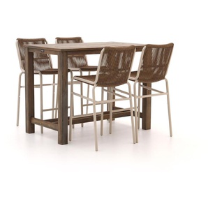 Bellagio Caronia/ROUGH-X 135 cm Gartenbar-Set 5-teilig stapelbar