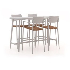 Bellagio Cino 175 cm Gartenbar-Set 5-Teilig Stapelbar