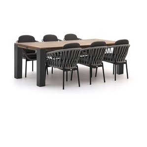 Bellagio Cupello/ROUGH-X 240 cm Gartenmöbel-Set 7-teilig