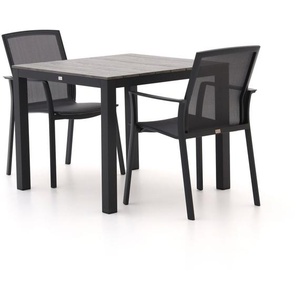 Bellagio Dranera/Fidenza 90 cm Gartenmöbel-Set 3-teilig stapelbar