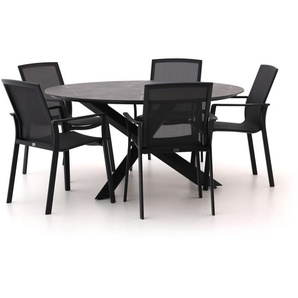 Bellagio Dranera/Lodola ø 150 cm Gartenmöbel-Set 6-teilig stapelbar