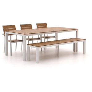 Bellagio Fidenza 220 cm Gartenmöbel-Set mit Sofa 5-Teilig Stapelbar