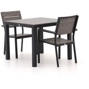 Bellagio Fidenza 90 cm Gartenmöbel-Set 3-Teilig Stapelbar