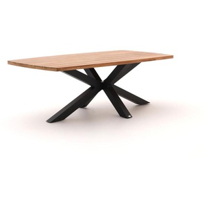 Bellagio Induno Dänisch oval Gartentisch 220x110 cm