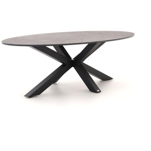 Bellagio Induno Ellips Gartentisch 200x110 cm