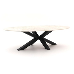 Bellagio Induno Ellips Low Dining Gartentisch 240x120 cm