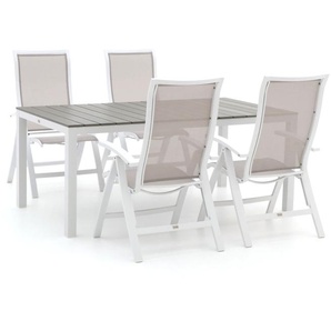Bellagio Lugo/Fidenza 183 cm Gartenmöbel-Set 5-teilig verstellbar